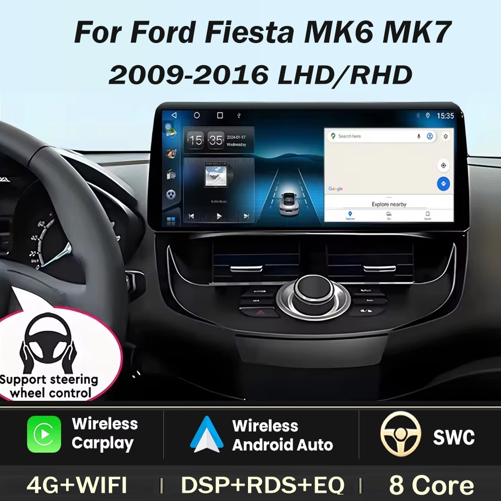 Ddr5 8Gb - 12,3-Zoll-Display für Ford Fiesta MK6 MK7