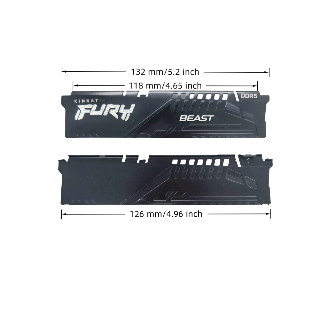 Ddr5 Memory - TISHRIC 10 Stück Desktop-Speicher-Kühlkörper Aluminiumlegierung Wärmeableitungs-Weste