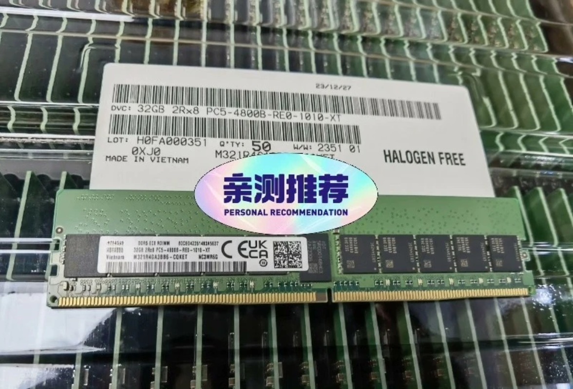 Ddr5 4800Mhz - Kompatibler Samsung 32GB DDR5 2Rx8 Server-RAM