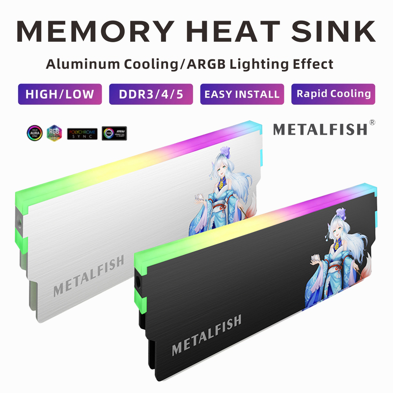 METALFISH DRAM Kühlkörper 5V-3 – Ddr5 Memory Bewertung und Preis