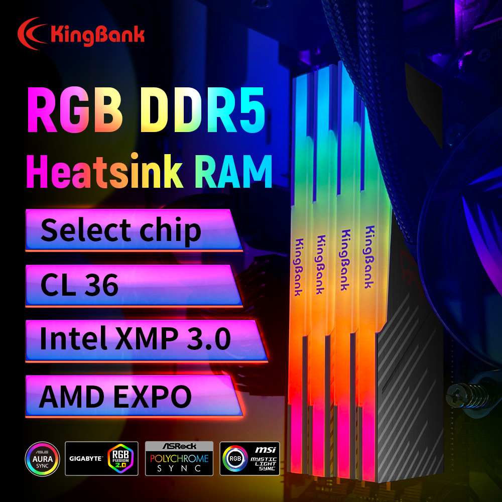KingBank KRRB DDR5 RGB 16GB /1 – Ddr5 4800Mhz Bewertung und Preis